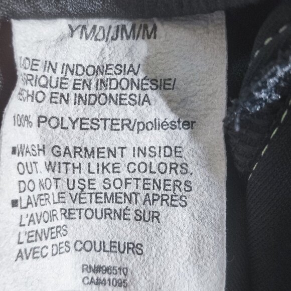 Under Armour athletic shorts youth girl size M black with neon and pink design - Picture 4 of 12